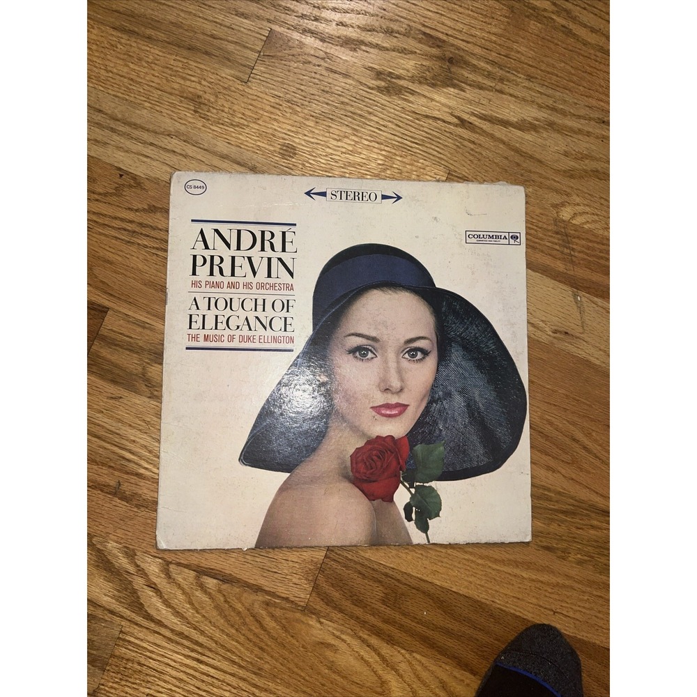 Columbia Andre Previn A Touch of Elegance Vinyl LP 12" Black Good Jazz CS 8449